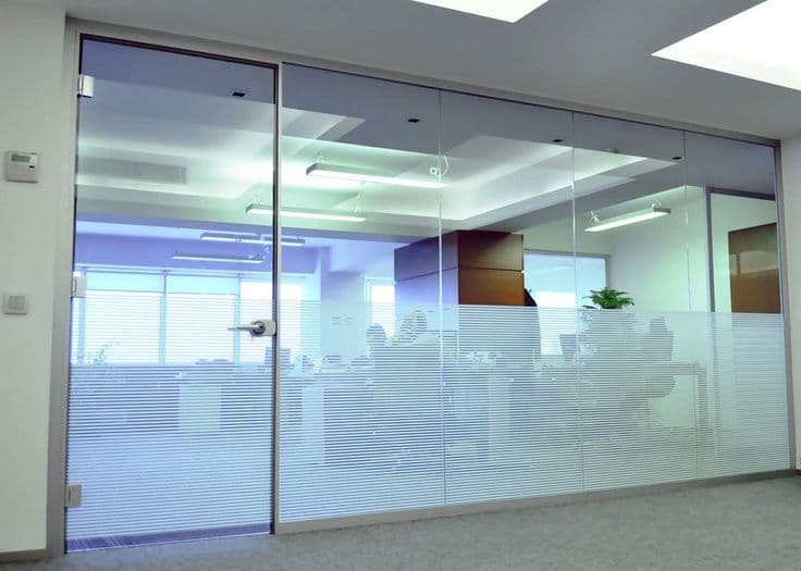 Konak Ofis Cam Bölme Sistemi — İzmir Ofis Bölme montajı, Günsan Alüminyum
