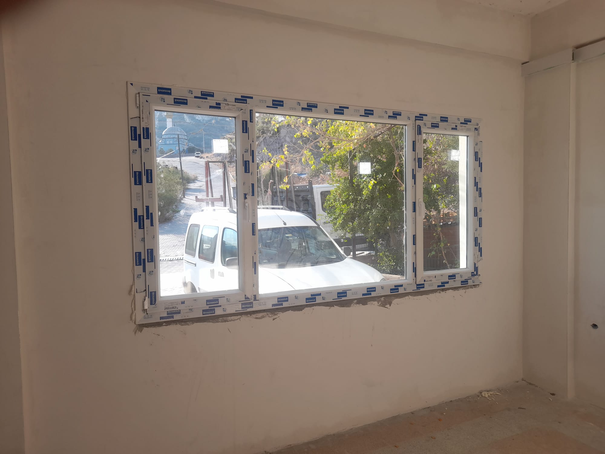 Bornova Yeni Bina PVC Pencere Projesi — İzmir PVC Kapı Pencere montajı, Günsan Alüminyum